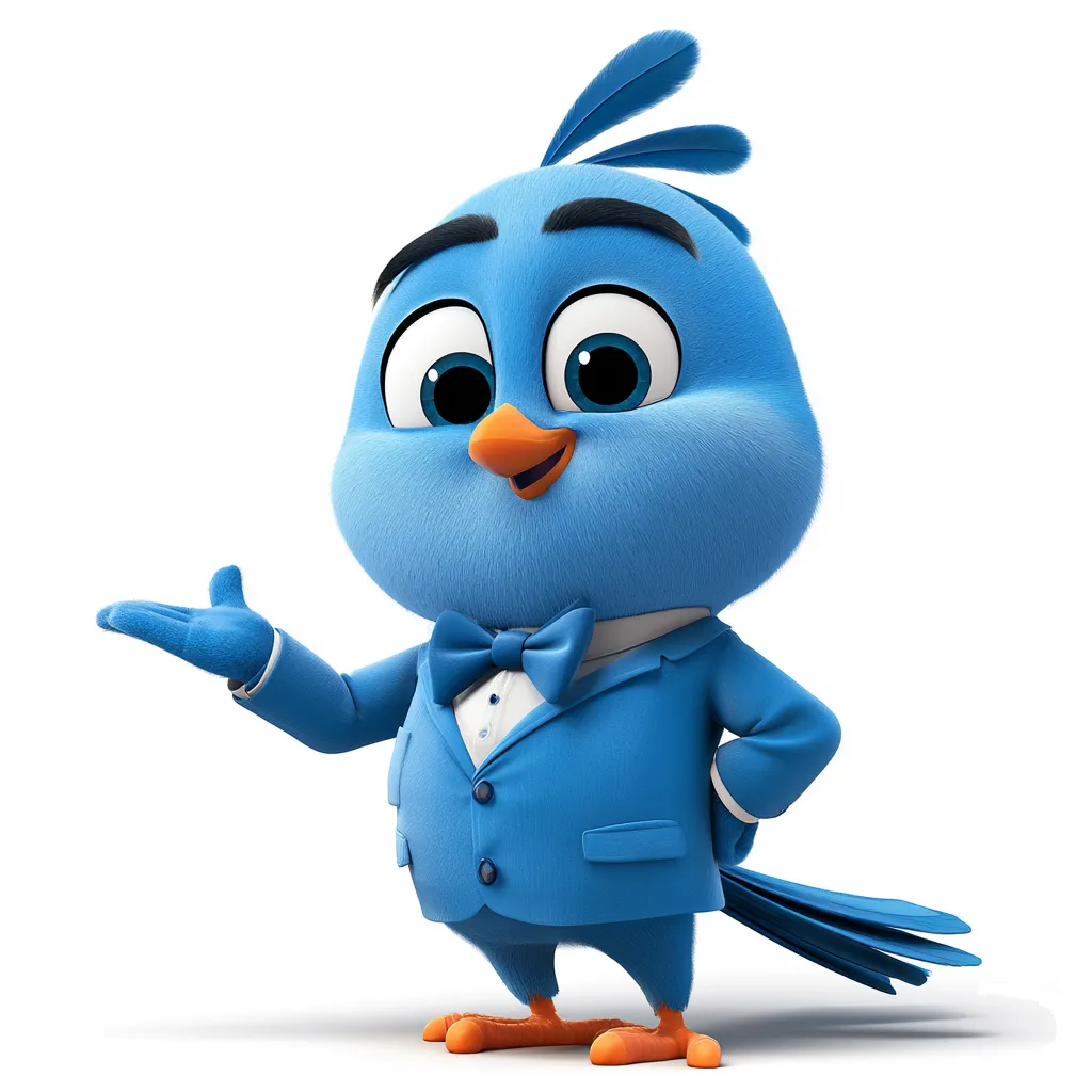 Byrdie, the Byrd Appliance mascot, dressed up